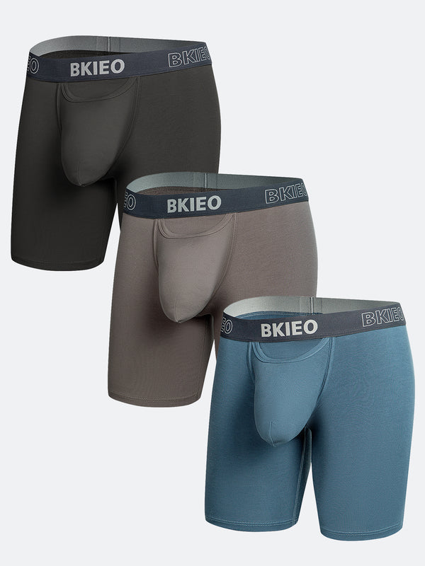 Côtes Lyocell Poche Spacieuse Boxers avec Braguette